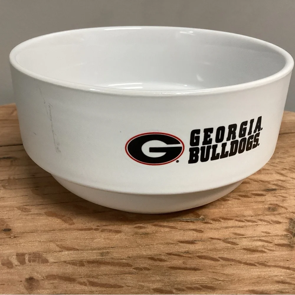 ⚫️ Georgia Bulldogs - Dog / Cat Food or Water Bowl - Like New Condition - Nice